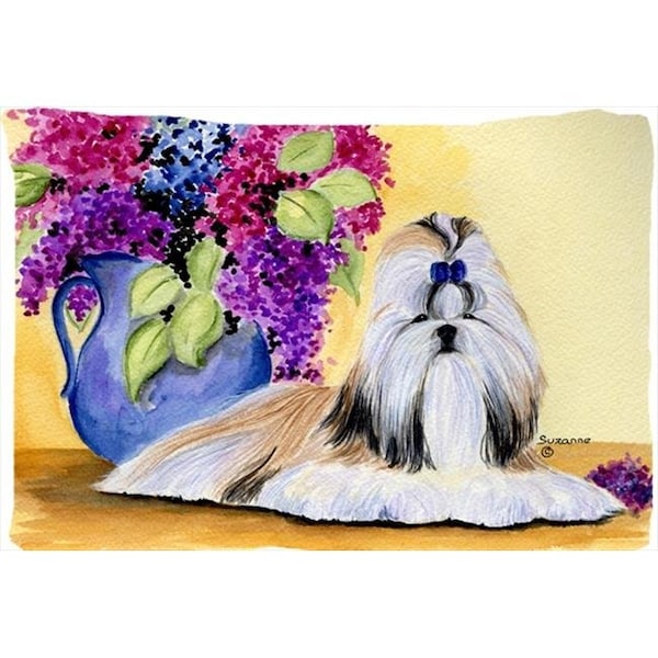 Jensendistributionservices 20.5 x 30 in. Shih Tzu Moisture Wicking Fabric Standard Pillowcase MI227750 - main